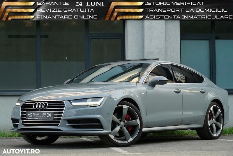 Gri Utilizat 2016 Audi A7 Competition Hatchback | 27.450 EUR - Imagine 1/4
