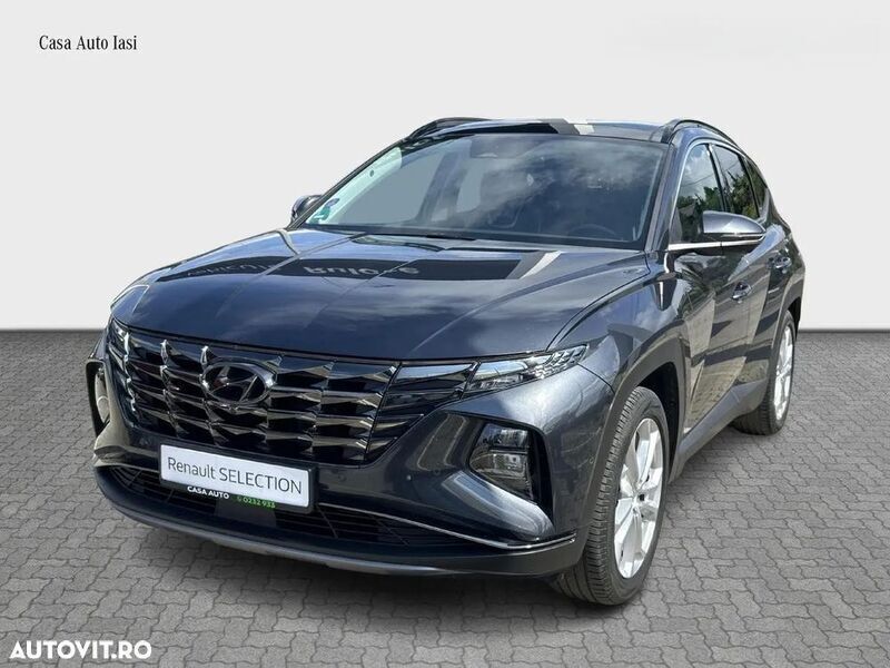 Gri Utilizat 2021 Hyundai Tucson SUV | 25.300 EUR (Scump) - Imagine 1/4