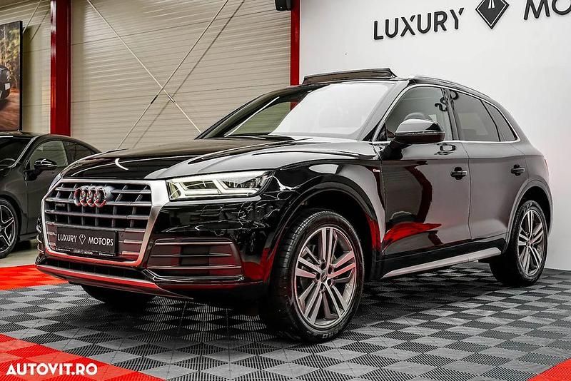 Negru Utilizat 2018 Audi Q5 Design SUV | 26.499 EUR (Scump) - Imagine 1/4
