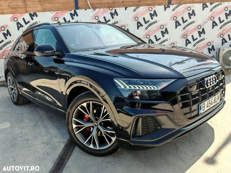 Negru Utilizat 2021 Audi Q8 S-Line SUV | 66.500 EUR (Preț OK) - Imagine 1/4