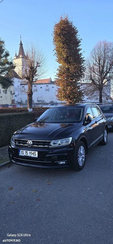 Negru Utilizat 2020 VW Tiguan Highline SUV | 17.500 EUR (Super Preț) - Imagine 1/4