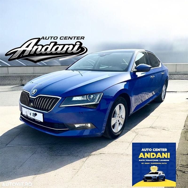 Culoarealbastru Second-hand 2018 Skoda Superb SportLine Berlinǎ | 12.950 EUR (Super Preț) - Imagine 1/4