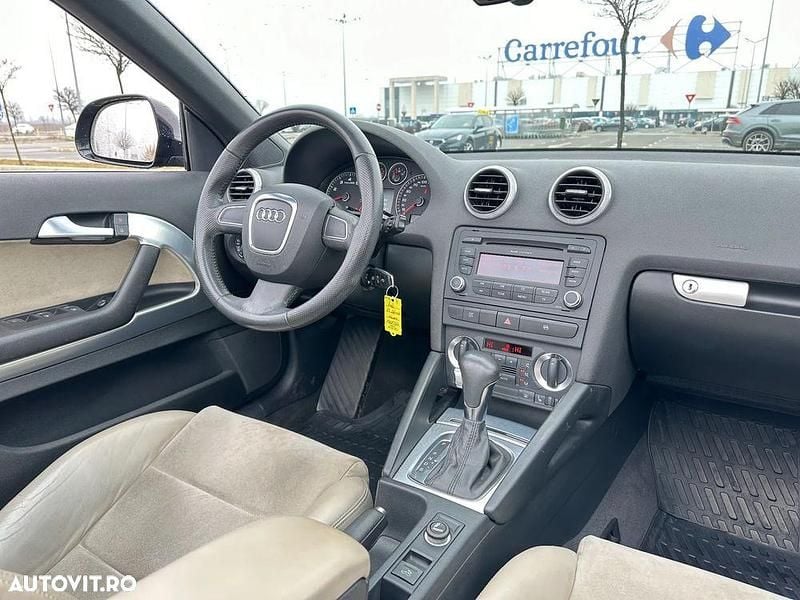 Second-hand Audi A3 Cabriolet Ambition 200 CP (147 kW) 2008 Culoarenegru Cabrio