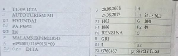 Gri Utilizat 2008 Hyundai i10 Hatchback | 1.000 EUR - Imagine 1/4