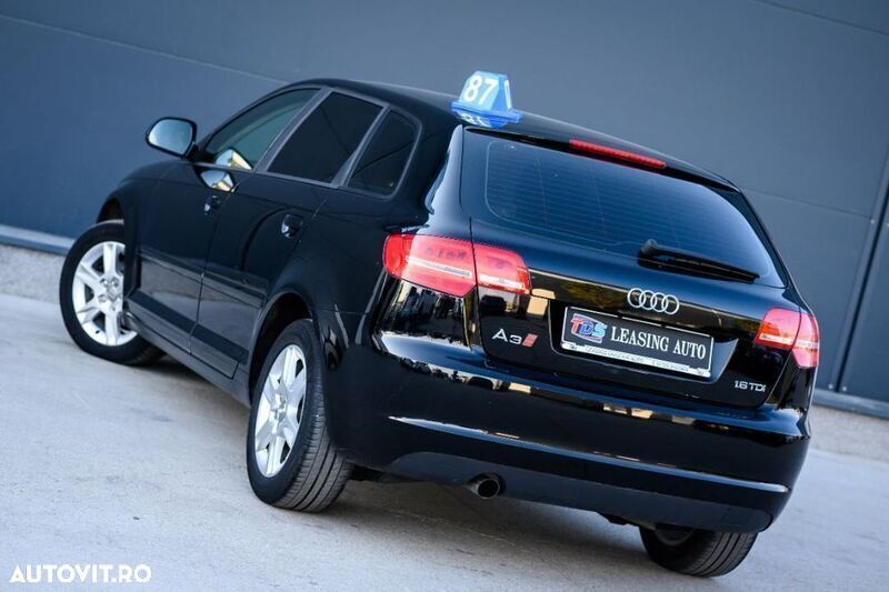 Second-hand Audi A3 Sport 90 CP (66 kW) 2010 Negru Hatchback