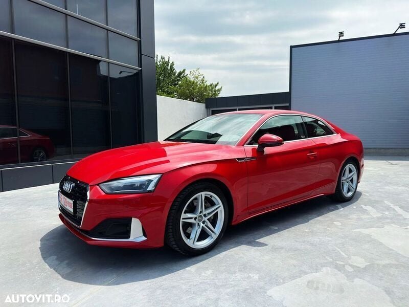 Rosu Utilizat 2020 Audi A5 Coupe | 29.192 EUR (Puțin scump) - Imagine 1/4