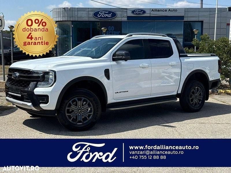 Culoarealb Nouă 2025 Ford Ranger Wildtrack Pickup | 53.499 EUR (Preț bun) - Imagine 1/4