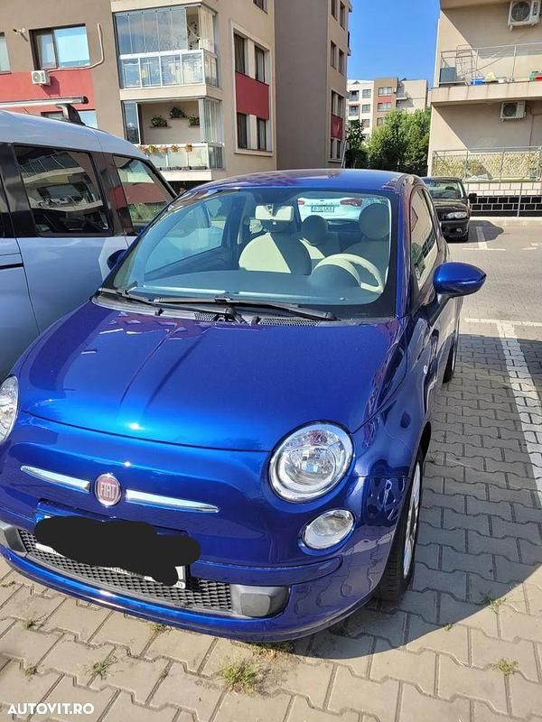 Culoarealbastru Utilizat 2010 Fiat 500 Hatchback | 5.200 EUR (Preț OK) - Imagine 1/4