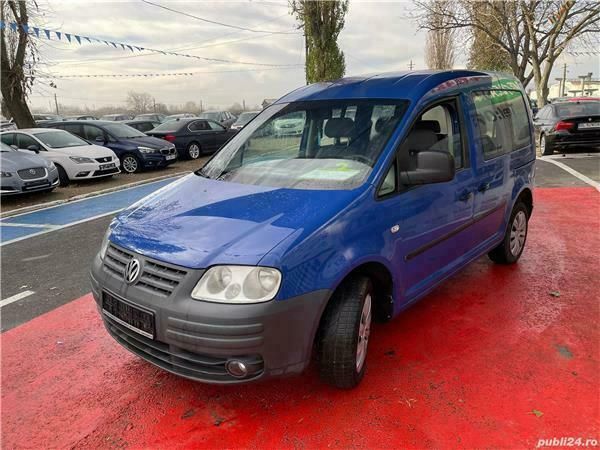Second-hand VW Caddy Life 105 CP (77 kW) 2006 Albastru Monovolum