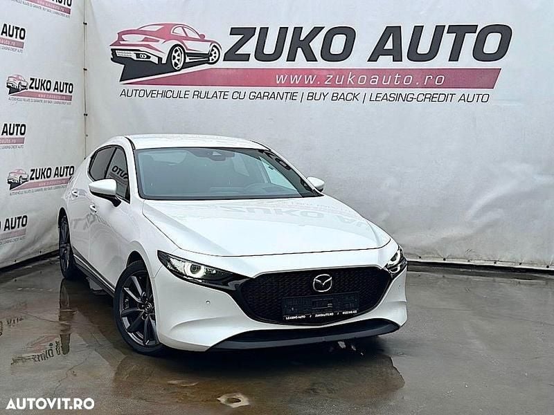 Culoarealb Utilizat 2020 Mazda 3 Exclusive-Line Hatchback | 16.335 EUR (Preț OK) - Imagine 1/4
