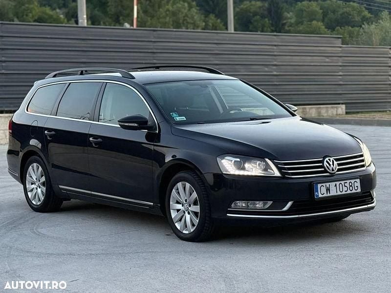 Negru Utilizat 2012 VW Passat Comfortline Break | 4.900 EUR (Super Preț) - Imagine 1/4