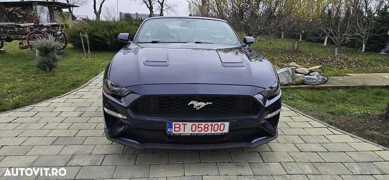 Culoarealbastru Utilizat 2020 Ford Mustang Cabrio | 27.499 EUR - Imagine 1/4