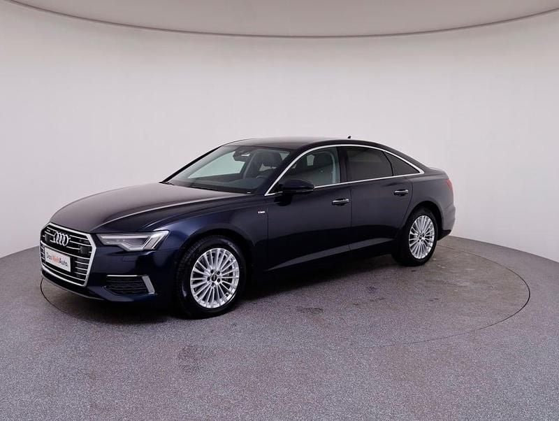 Albastru inchis metalic Utilizat 2021 Audi A6 Design | 36.500 EUR (Preț OK) - Imagine 1/4