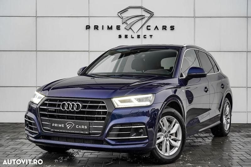 Culoarealbastru Utilizat 2021 Audi Q5 Comfort SUV | 28.960 EUR (Super Preț) - Imagine 1/4