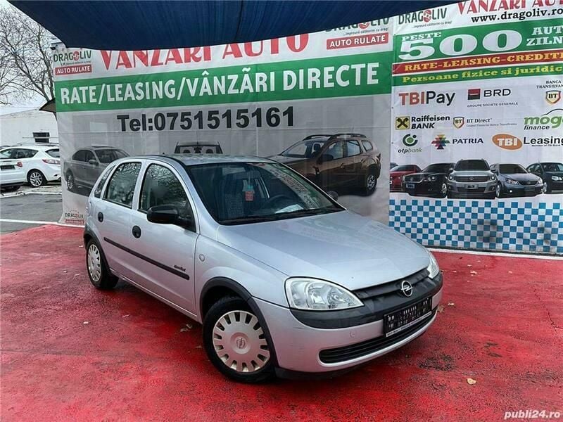 Second-hand Opel Corsa 75 CP (55 kW) 2003 Argintiu Hatchback