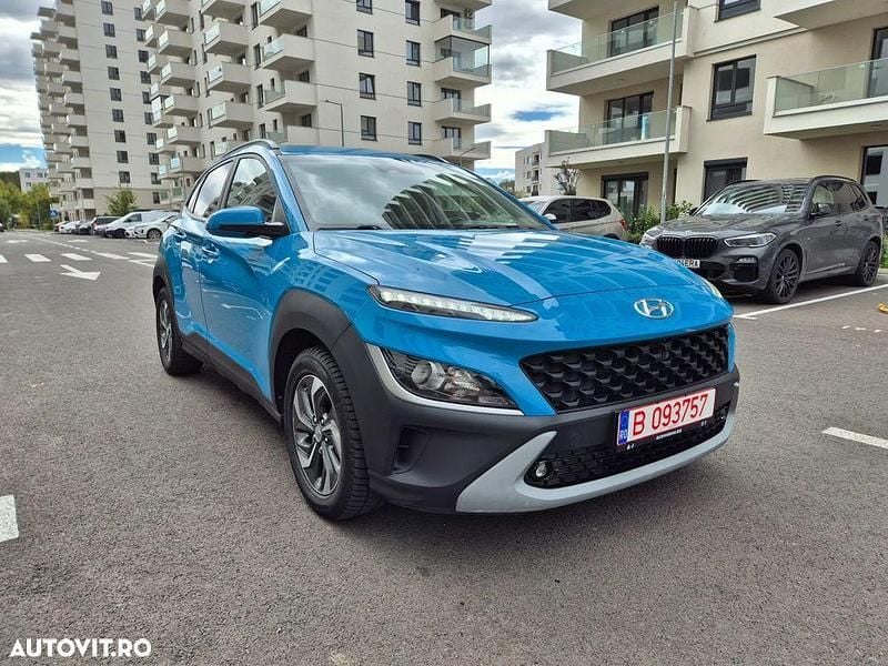 Culoarealbastru Utilizat 2021 Hyundai Kona SUV | 18.500 EUR (Preț OK) - Imagine 1/4
