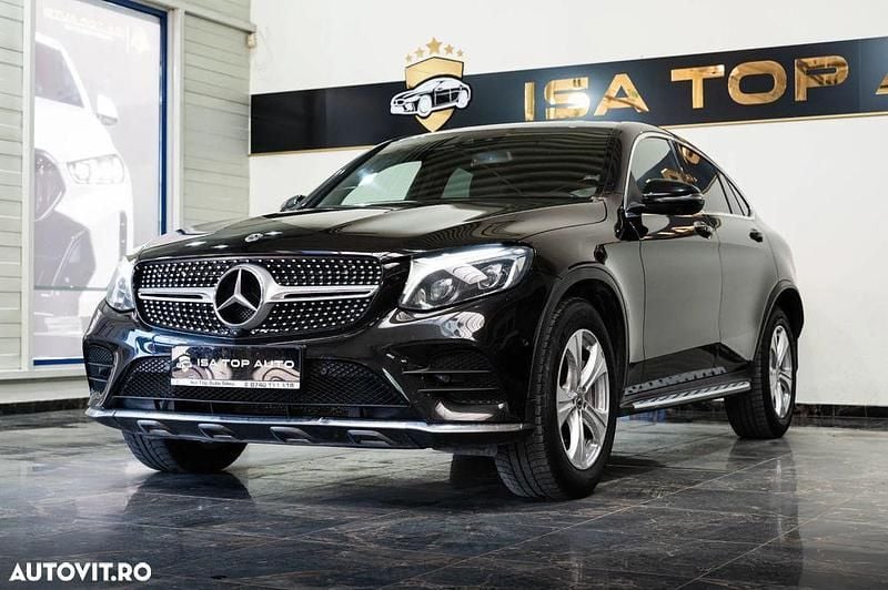 Culoarenegru Utilizat 2019 Mercedes GLC220 AMG line Coupe | 32.499 EUR (Preț OK) - Imagine 1/4