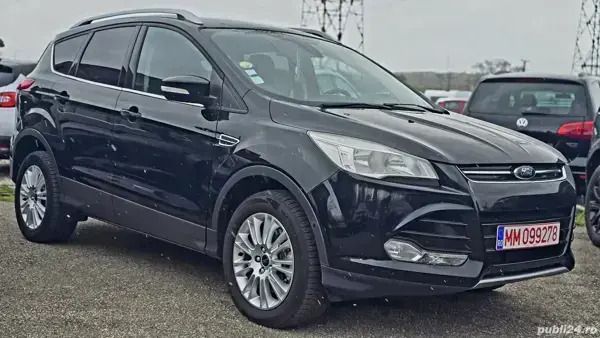 Negru Utilizat 2014 Ford Kuga Titanium SUV | 10.600 EUR (Preț OK) - Imagine 1/4