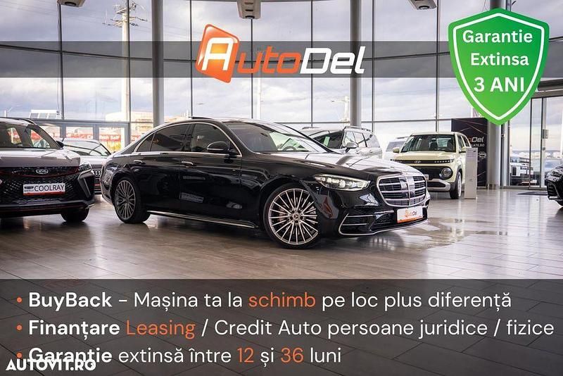 Culoarenegru Utilizat 2022 Mercedes S450 Berlinǎ | 91.999 EUR - Imagine 1/4