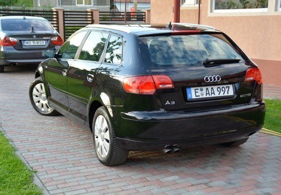 Second-hand Audi A3 140 CP (102 kW) 2007 Negru Berlinǎ