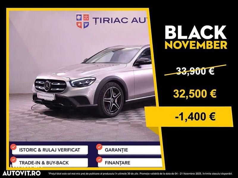 Culoaregri Utilizat 2022 Mercedes E400 Break | 32.501 EUR (Super Preț) - Imagine 1/4