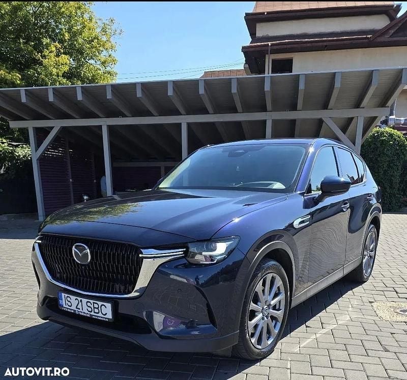 Culoarealbastru Utilizat 2023 Mazda CX-60 Exclusive-Line SUV | 46.800 EUR (Scump) - Imagine 1/4
