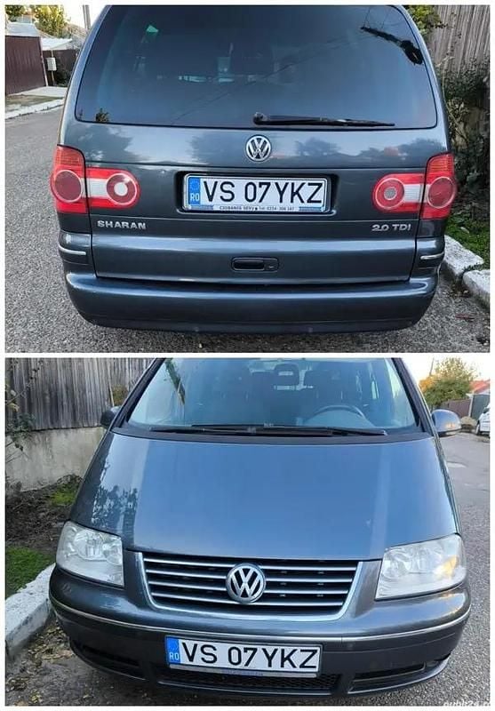 Second-hand VW Sharan 140 CP (102 kW) 2008 Gri Monovolum