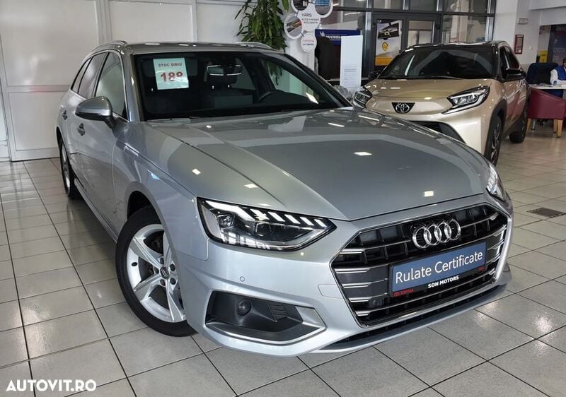 Gri Utilizat 2020 Audi A4 Advanced Break | 23.285 EUR (Scump) - Imagine 1/4