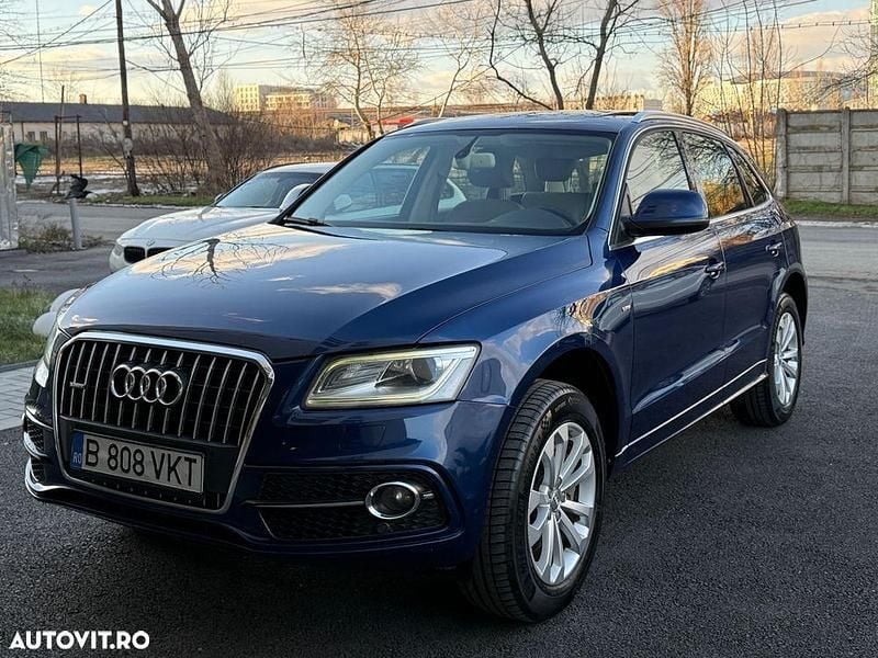 Culoarealbastru Utilizat 2014 Audi Q5 S-Line SUV | 12.450 EUR (Super Preț) - Imagine 1/4