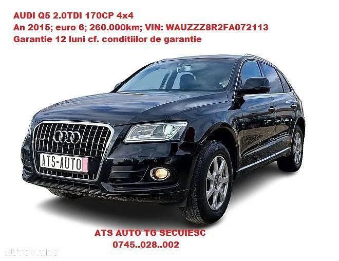 Negru Utilizat 2015 Audi Q5 SUV | 14.250 EUR (Preț OK) - Imagine 1/4