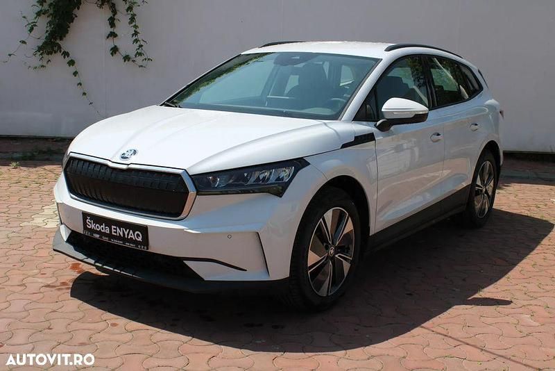 Alb Nouă 2025 Skoda Enyaq iV SUV | 32.800 EUR (Preț bun) - Imagine 1/4
