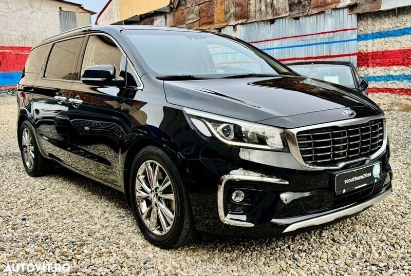 Negru Utilizat 2019 Kia Carnival Monovolum | 26.992 EUR - Imagine 1/4