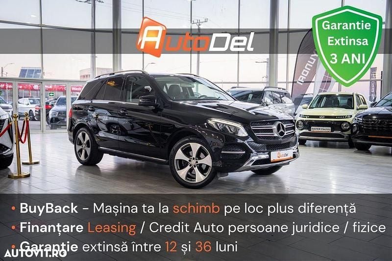 Culoarenegru Utilizat 2015 Mercedes GLE250 SUV | 22.369 EUR (Preț OK) - Imagine 1/4