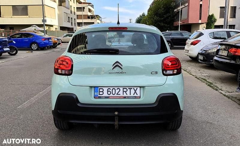 Second-hand Citroën C3 Feel 75 CP (55 kW) 2018 Culoareverde Hatchback