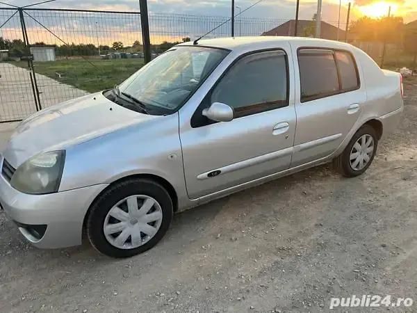 Argintiu Utilizat 2007 Renault Symbol Berlinǎ | 1.290 EUR (Preț OK) - Imagine 1/4