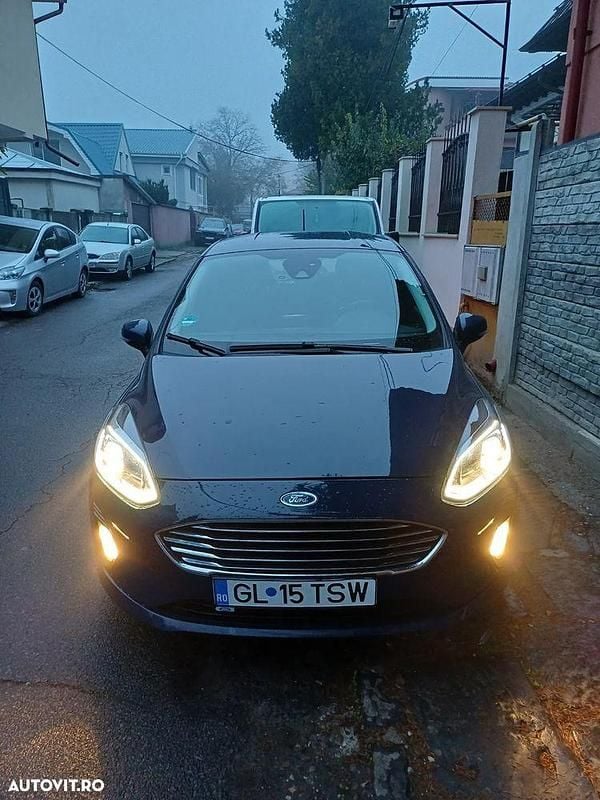 Culoarealbastru Utilizat 2018 Ford Fiesta Titanium | 9.200 EUR (Preț OK) - Imagine 1/4
