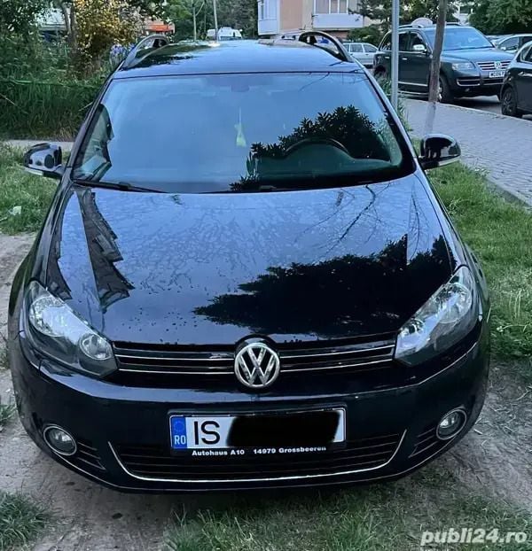 Negru Utilizat 2012 VW Golf VI Break | 5.350 EUR (Preț OK) - Imagine 1/4