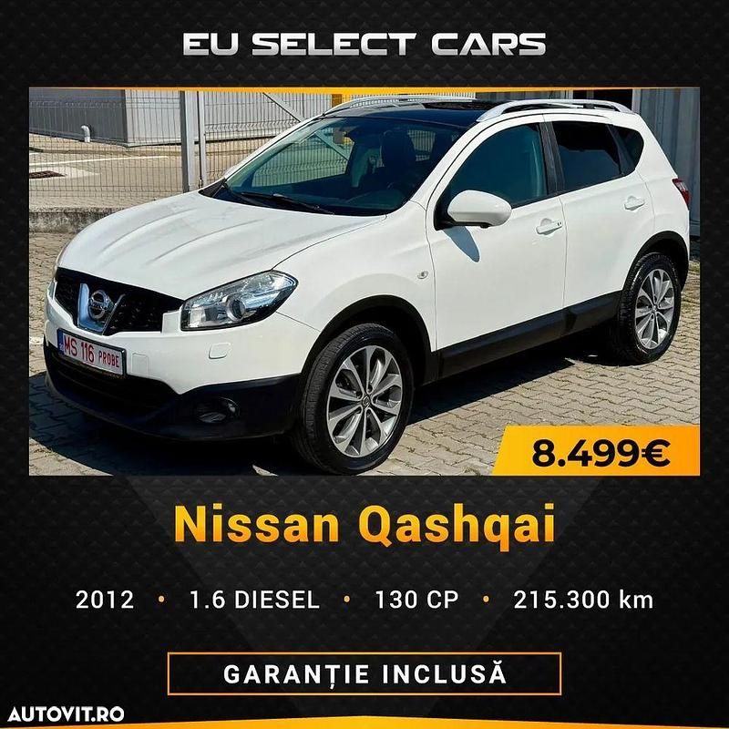 Culoarealb Utilizat 2012 Nissan Qashqai 360º SUV | 8.499 EUR (Puțin scump) - Imagine 1/4