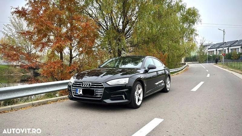 Culoarenegru Utilizat 2017 Audi A5 Sportback Hatchback | 21.450 EUR (Preț OK) - Imagine 1/4