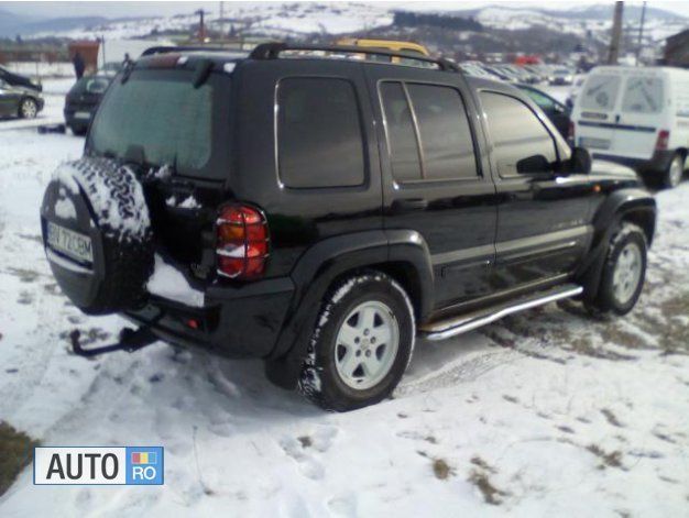Second-hand Jeep Cherokee 143 CP (105 kW) 2002 Negru SUV