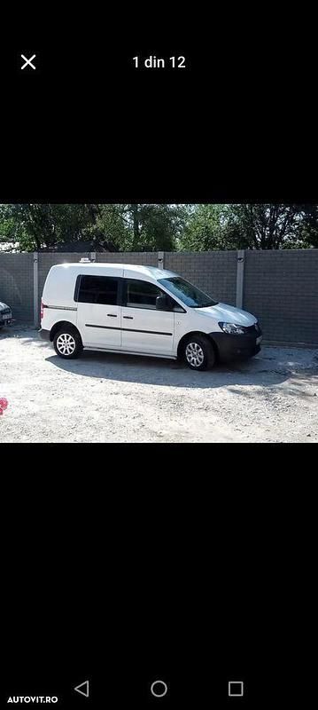 Culoarealb Utilizat 2013 VW Caddy Monovolum | 5.850 EUR (Preț bun) - Imagine 1/4
