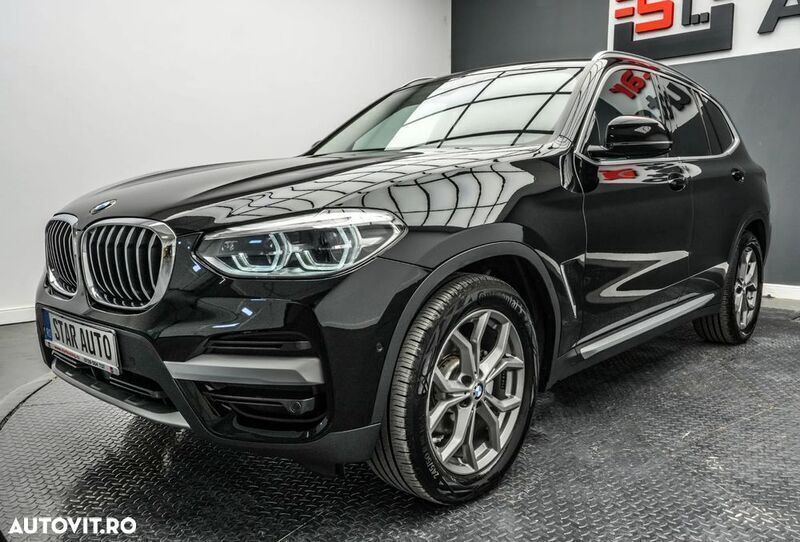 Negru Utilizat 2022 BMW X3 SUV | 29.990 EUR (Preț bun) - Imagine 1/4