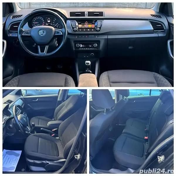 Second-hand Skoda Fabia Ambition 90 CP (66 kW) 2015 Negru Hatchback