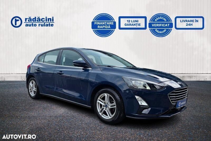 Albastru Utilizat 2020 Ford Focus Hatchback | 14.800 EUR (Scump) - Imagine 1/4
