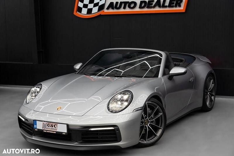 Gri Utilizat 2021 Porsche 911 Carrera Cabriolet Cabrio | 139.000 EUR - Imagine 1/4