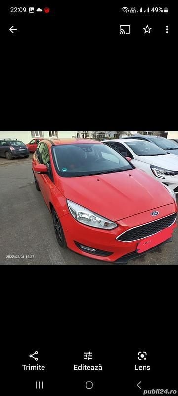 Rosu Utilizat 2015 Ford Focus Break | 6.000 EUR (Preț OK) - Imagine 1/4