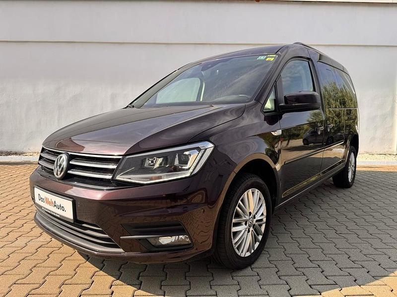 Negru metalic perleffect Utilizat 2019 VW Caddy Maxi Monovolum | 19.950 EUR - Imagine 1/4