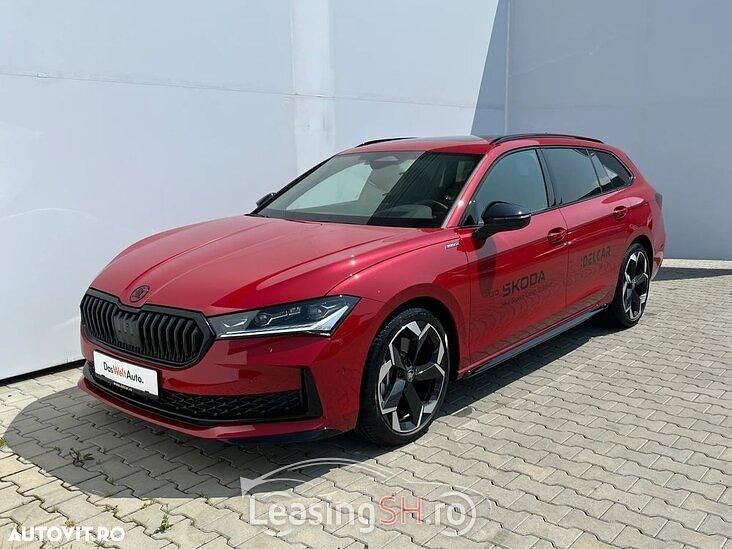 Roșu Utilizat 2025 Skoda Superb SportLine Break | 51.800 EUR - Imagine 1/4
