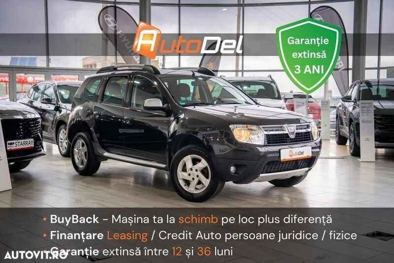 Negru Utilizat 2011 Dacia Duster SUV | 6.999 EUR (Puțin scump) - Imagine 1/4