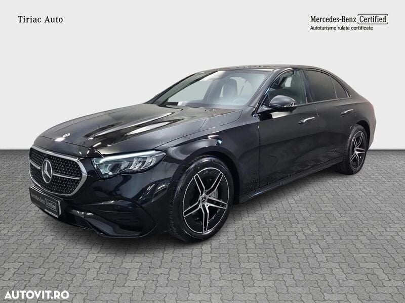 Negru Utilizat 2023 Mercedes E220 Berlinǎ | 49.400 EUR - Imagine 1/3